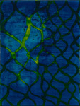 Les Bartaries II 31, 40x30cm, Acryl, Pigmente, Schellack/Lwd, 2023