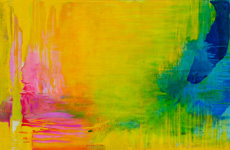 Milch & Honig 1, 120 x 185cm, Acryl, Pigmente, Schellack/Lwd, 2026