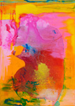 Milch & Honig 4, 70 x 50 cm, Acryl, Pigmente, Schellack/Lwd, 2026