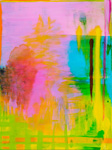 Milch & Honig 8, 80x60cm, Acryl, Pigmente, Schellack auf Lwd, 2026
